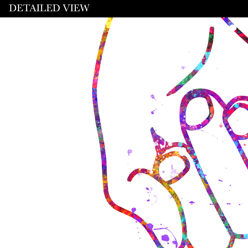 Pinky Promise Watercolour Art Print