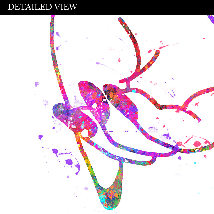 Pinky Promise Watercolour Art Print