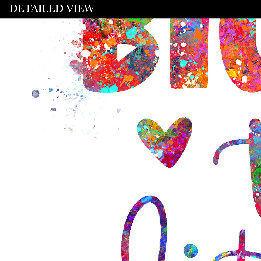 It Takes A Big Heart To Shape Little Minds Art Print