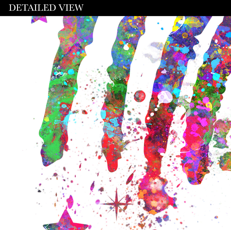 Rainbow Watercolour Art Print