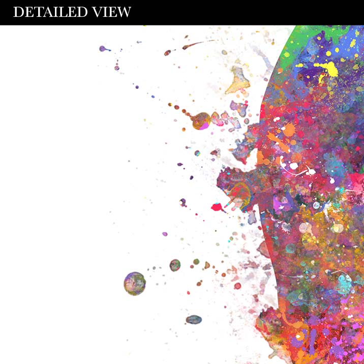 Rhinoceros Watercolour Art Print