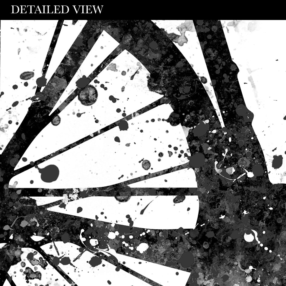 Road Bike Black and White Art Print