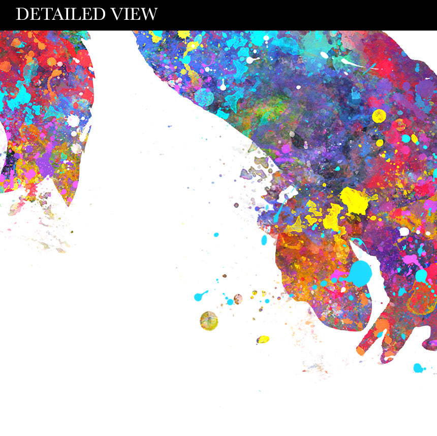 Rock Climbing Watercolour Print - Genefy Art