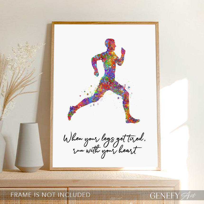 Runner Inspirational Quote Print