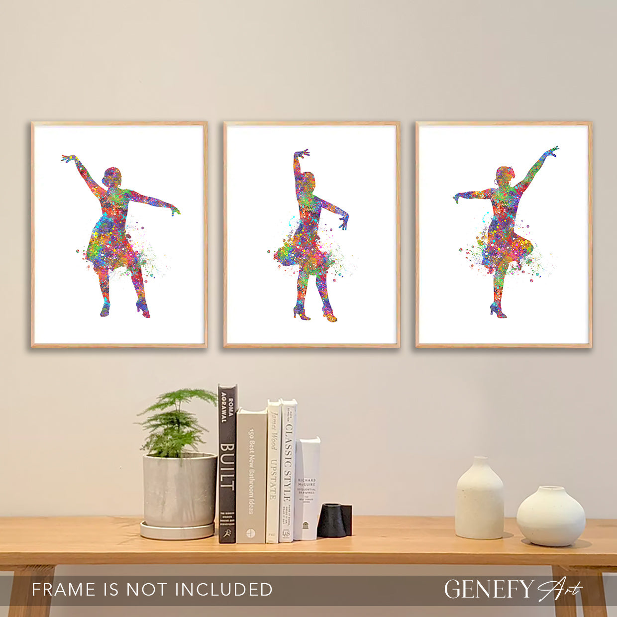 Salsa Dancing Art Print Set of 3