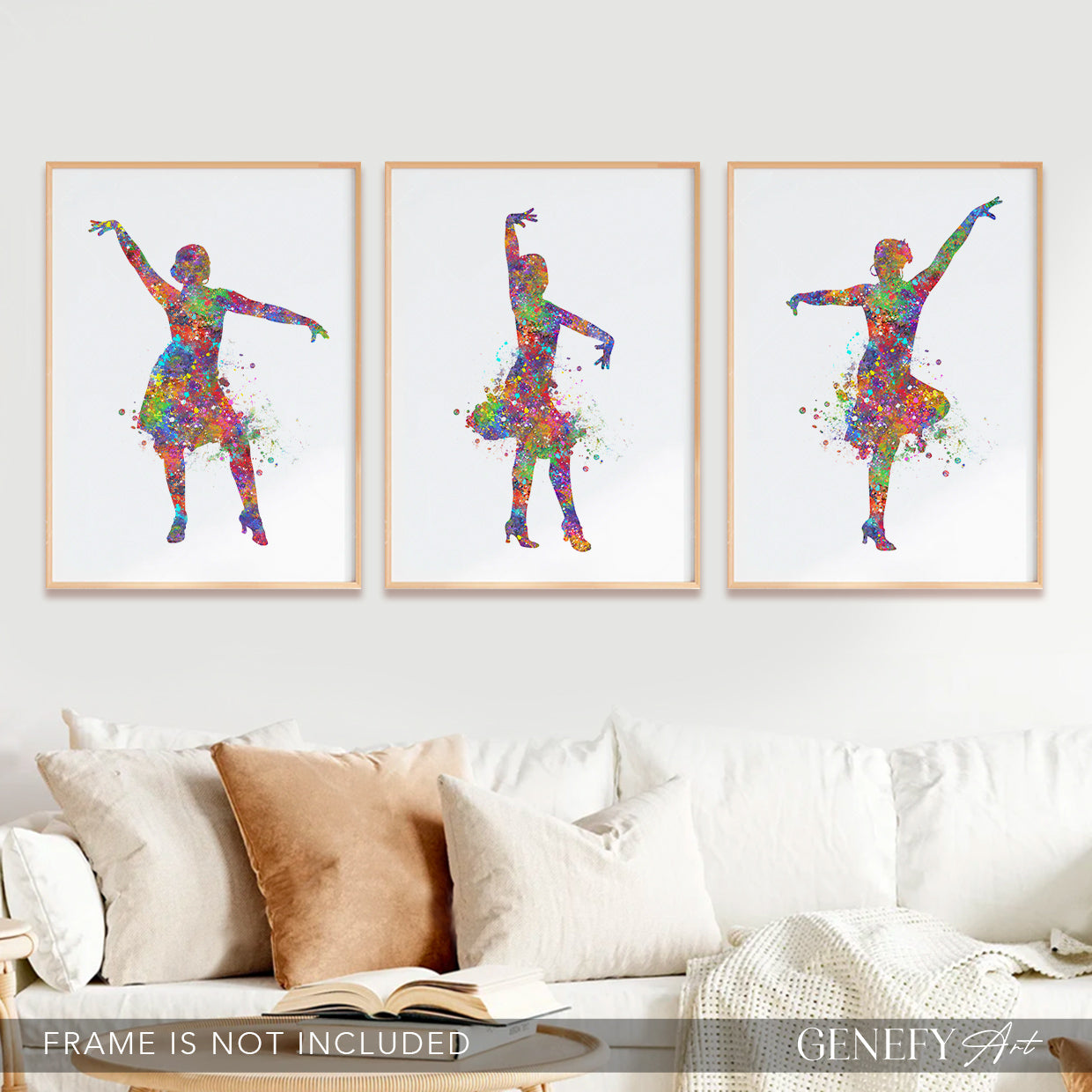 Salsa Dancing Art Print Set of 3