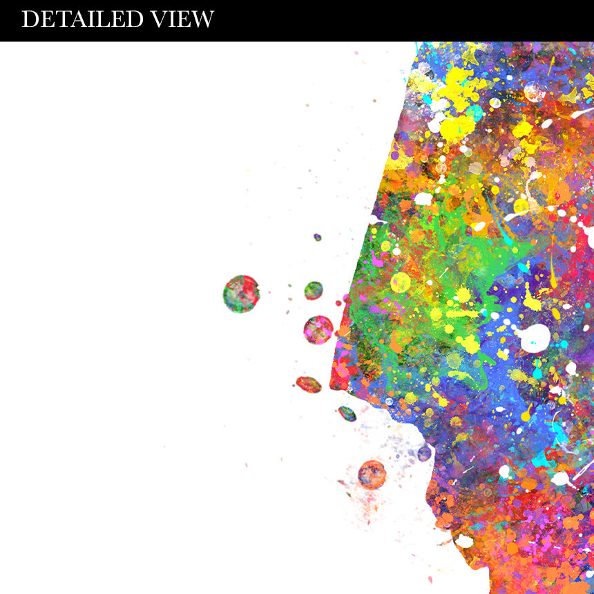 Salsa Dancing Watercolour Art Print