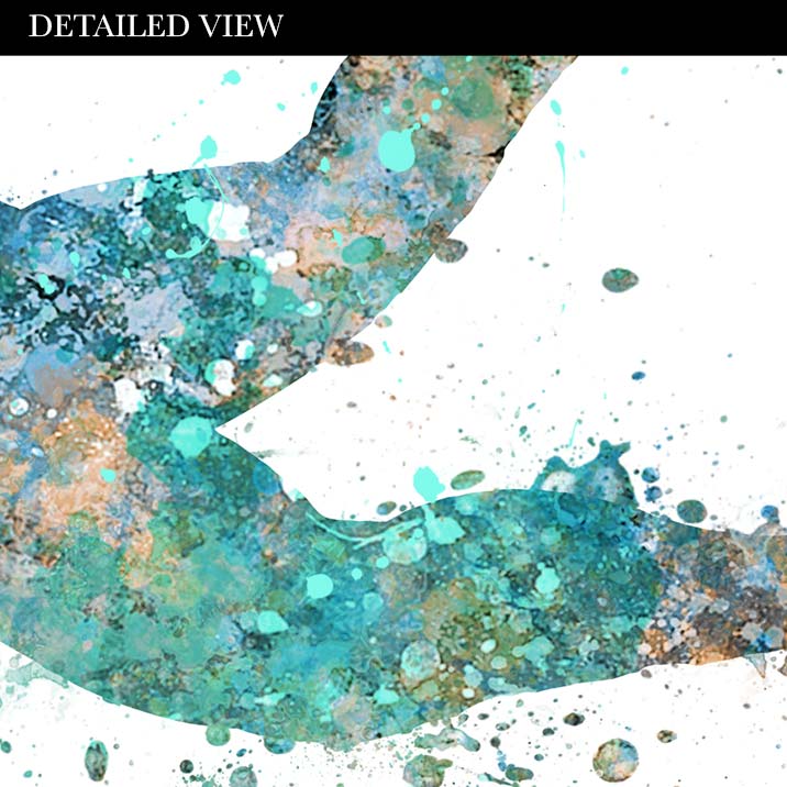 Scuba Diving Couple Watercolour Print