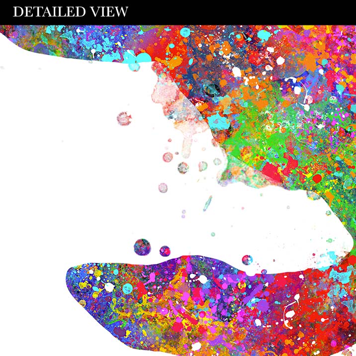 Sea Turtle Mother and Baby Watercolour Print