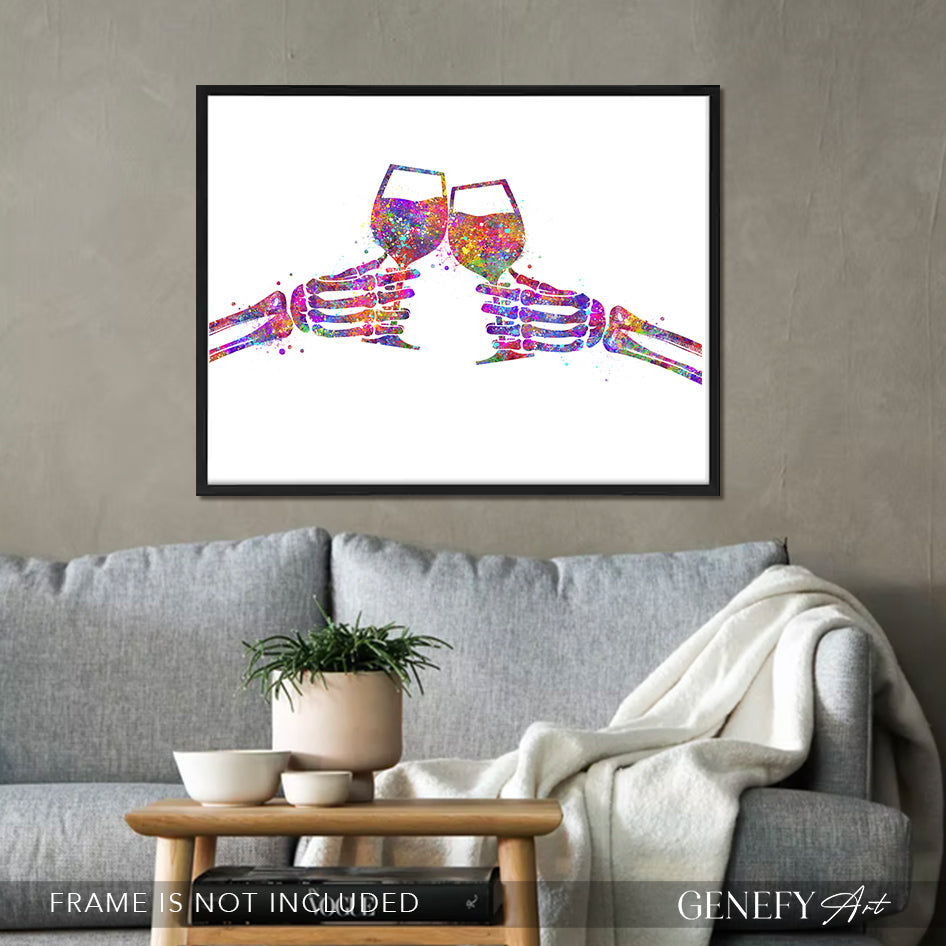 Friendship Watercolour Art Print