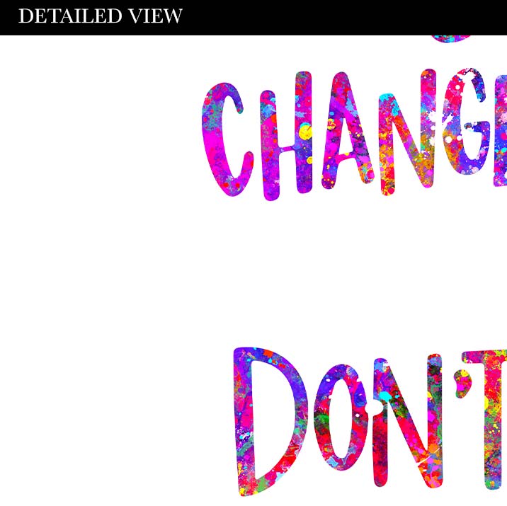 Let Your Smile Change The World Quote Watercolour Print