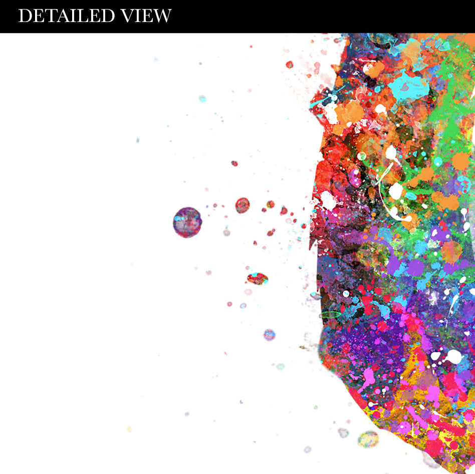 Squirrel and Bunny Watercolour Art Print