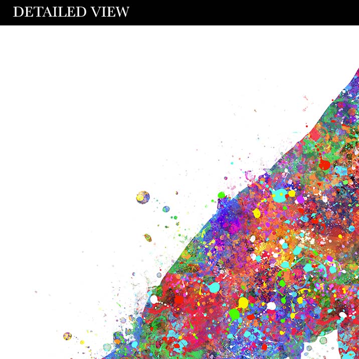 Staffordshire Bull Terrier and Cat Watercolour Print