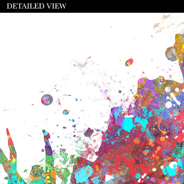 Dinosaur Stegosaurus Watercolour Print