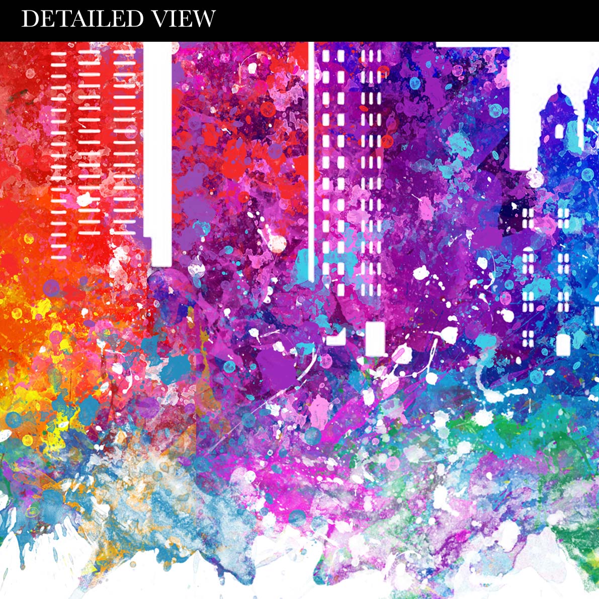 Syracuse Skyline Watercolour Print - Genefy Art