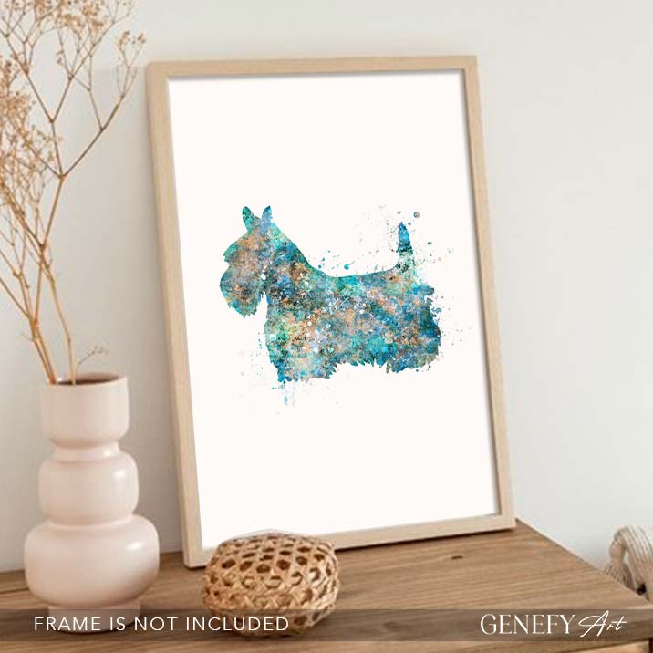 Terrier Watercolour Print