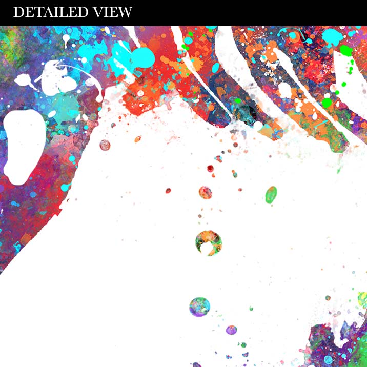 Dinosaur T-Rex and Boy Watercolour Print