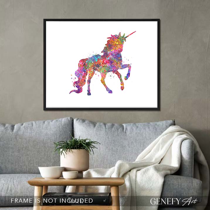 Unicorn Watercolour Art