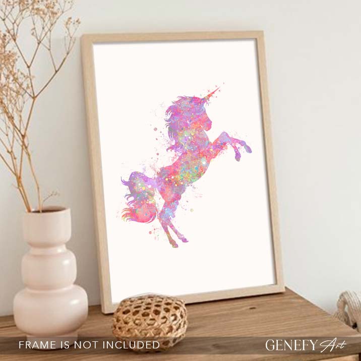 Unicorn Watercolour Art