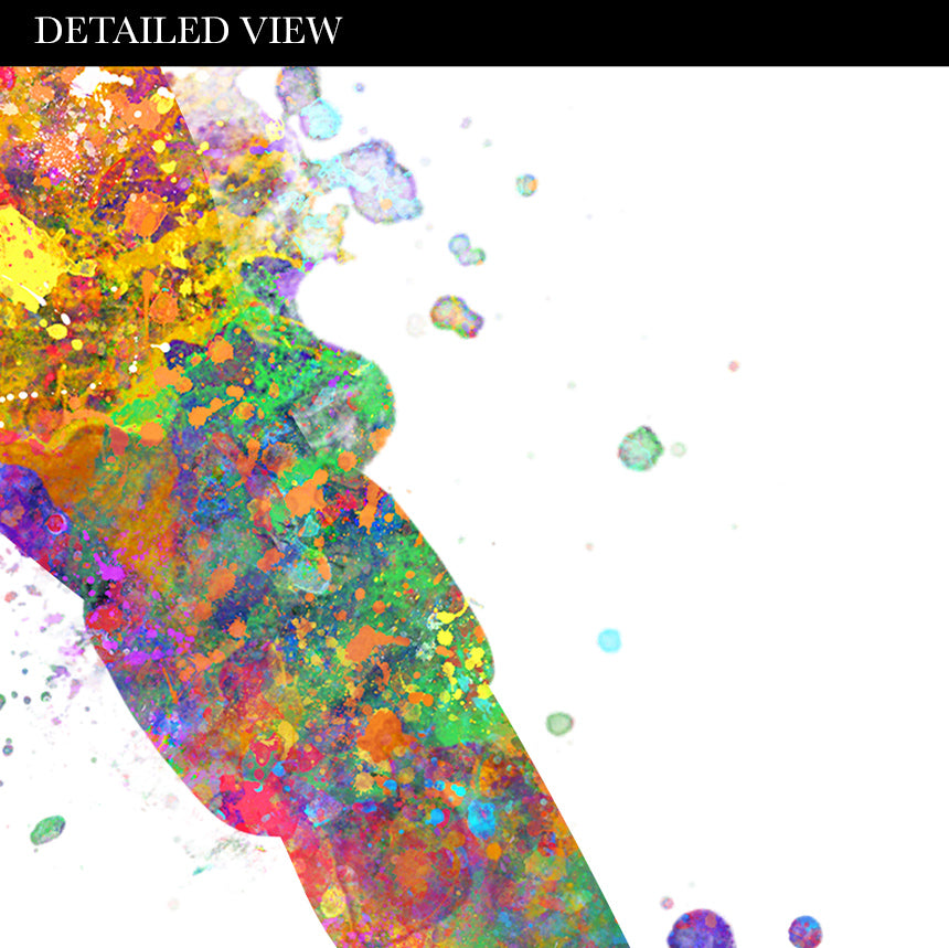 Volleyball Art - Girl Playing Volleyball