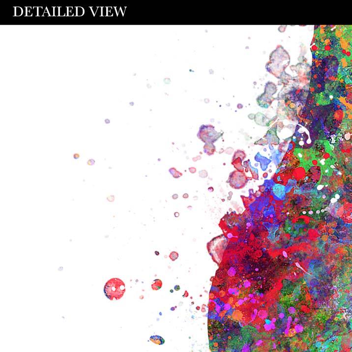 Bodybuilder Watercolour Print - Genefy Art