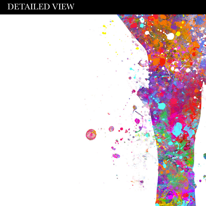 Yoga Pose Watercolour Print - Genefy Art