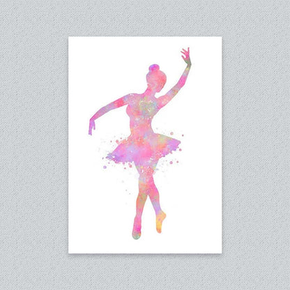 Pink Ballerina Wall Decor for Girls&