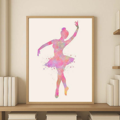 Pink Ballerina Wall Decor for Girls&