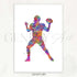American Football Watercolour Print - Genefy Art