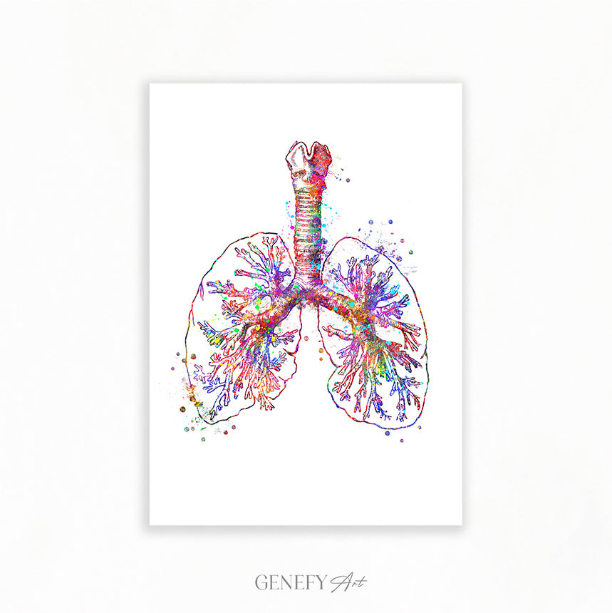 Bronchial Tree Art Print
