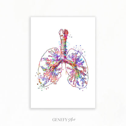 Bronchial Tree Art Print