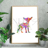 Chihuahua Watercolour Print - Genefy Art