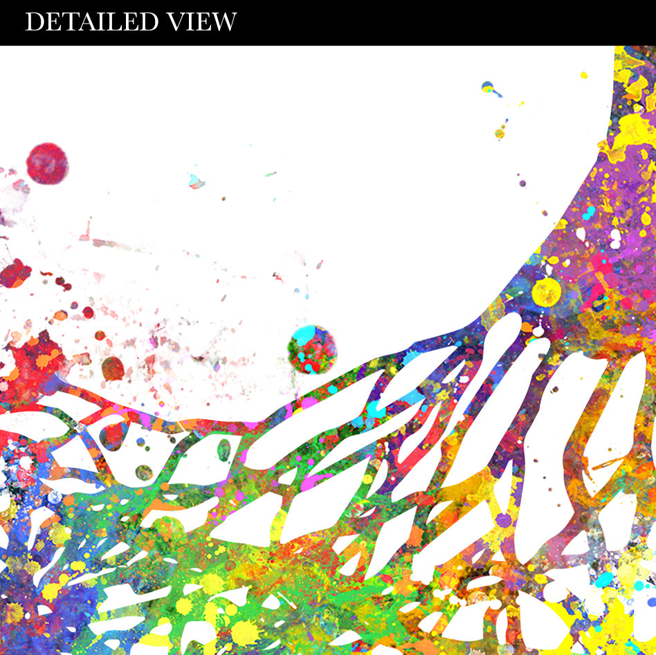 Cortical Neuron Watercolour Print - Genefy Art