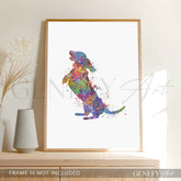 Dachshund Watercolour PrintXX - Genefy Art