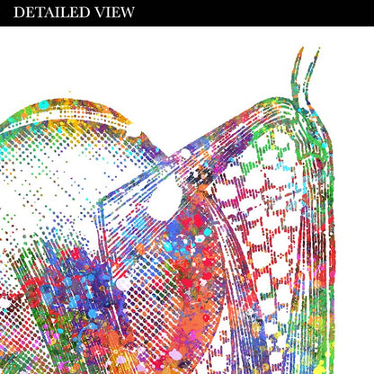 Eye Muscles Anatomy Watercolour Print