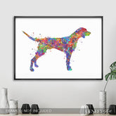German Shorthaired Pointer Watercolour Print - Genefy Art