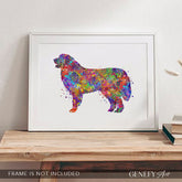 Great Pyrenees Dog Watercolour Art Print