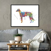 Greyhound Watercolour Print - Genefy Art
