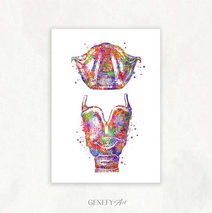 Larnyx Anatomy Art - Genefy Art