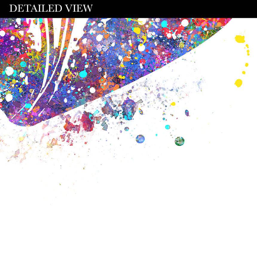 Molar Teeth Watercolour Print - Genefy Art