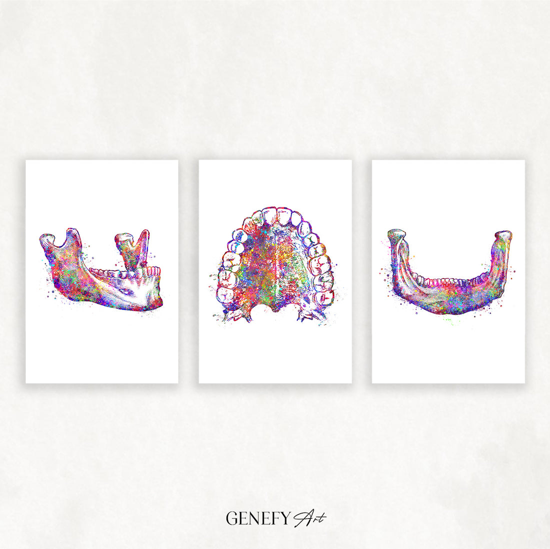 Dental Office Art Print Set of 3