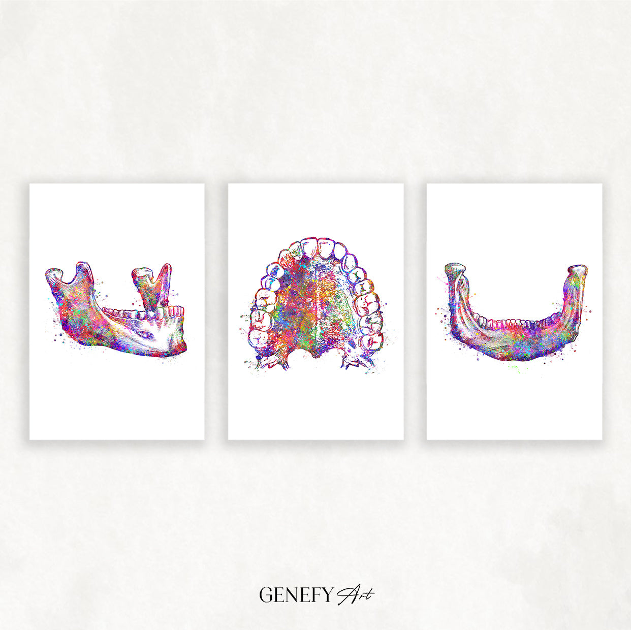 Dental Office Art Print Set of 3