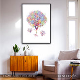 Purkinje Neuron Watercolour Art Print