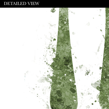 Sage Green Kitchen Watercolour Print Set of 3