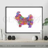 Shih Tzu Watercolour Print - Genefy Art