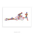 Triathlon Watercolour Art Print - Genefy Art