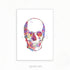 Skull Watercolour Art Print