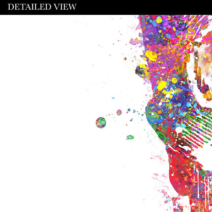 Skull Watercolour Art Print