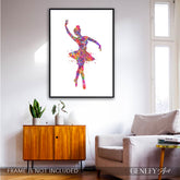 Ballerina Watercolour Print