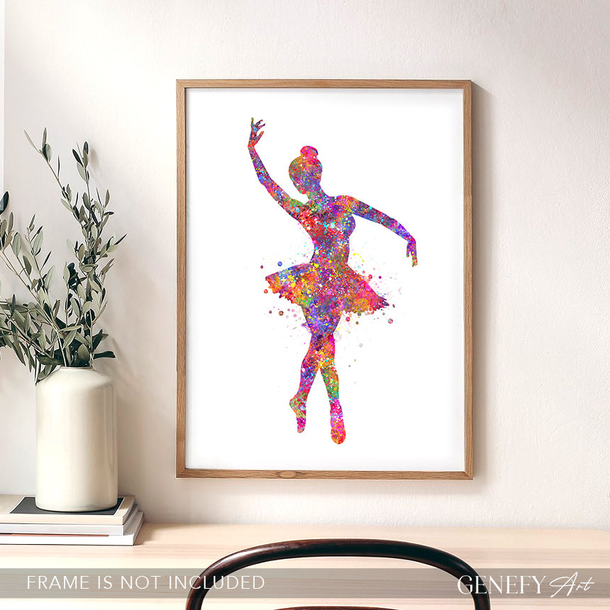 Ballerina Watercolour Print